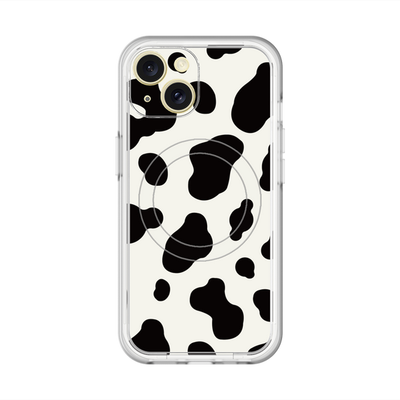 スリムプロテクションプレミアムケース with MagSafe［ Cow - White ］