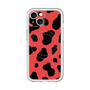 スリムプロテクションプレミアムケース with MagSafe［ Cow - Red ］