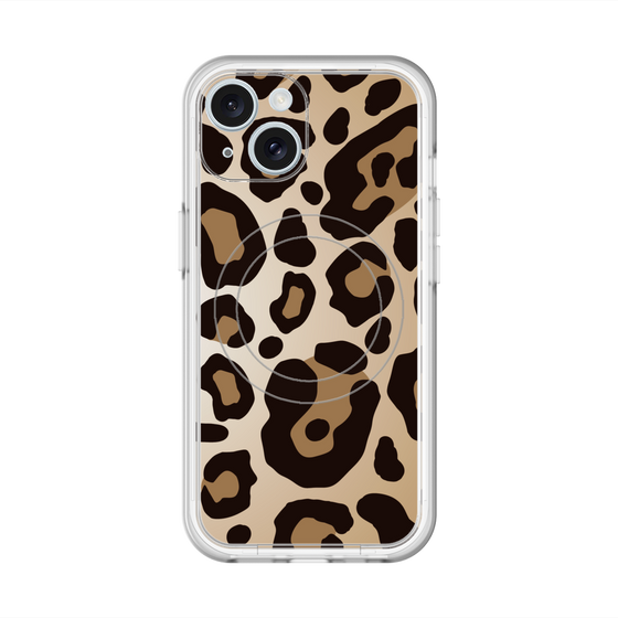 スリムプロテクションプレミアムケース with MagSafe［ Leopard - Yellow ］