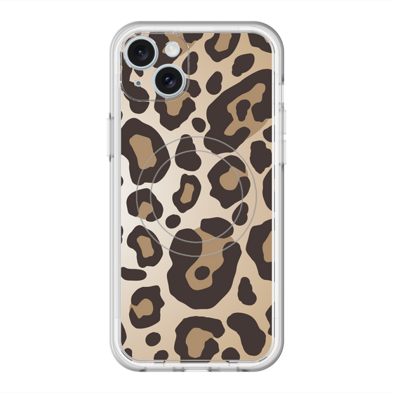 スリムプロテクションプレミアムケース with MagSafe［ Leopard - Yellow ］