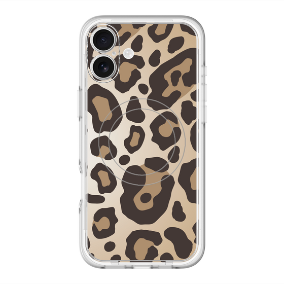 スリムプロテクションプレミアムケース with MagSafe［ Leopard - Yellow ］