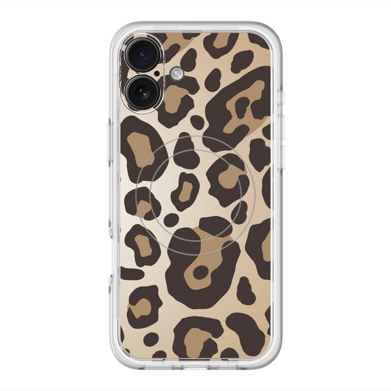 スリムプロテクションプレミアムケース with MagSafe［ Leopard - Yellow ］
