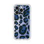 スリムプロテクションプレミアムケース with MagSafe［ Leopard - Blue ］