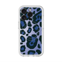 スリムプロテクションプレミアムケース with MagSafe［ Leopard - Blue ］