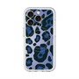 スリムプロテクションプレミアムケース with MagSafe［ Leopard - Blue ］