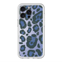 スリムプロテクションプレミアムケース with MagSafe［ Leopard - Blue ］