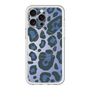 スリムプロテクションプレミアムケース with MagSafe［ Leopard - Blue ］