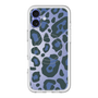 スリムプロテクションプレミアムケース with MagSafe［ Leopard - Blue ］