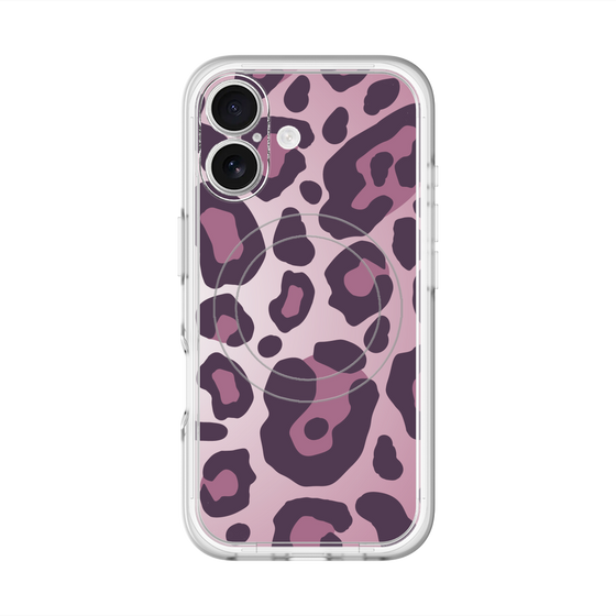 スリムプロテクションプレミアムケース with MagSafe［ Leopard - Pink ］
