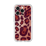 スリムプロテクションプレミアムケース with MagSafe［ Leopard - Red ］
