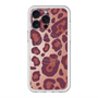 スリムプロテクションプレミアムケース with MagSafe［ Leopard - Red ］