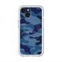 スリムプロテクションプレミアムケース with MagSafe［ Camouflage - Blue ］