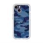 スリムプロテクションプレミアムケース with MagSafe［ Camouflage - Blue ］