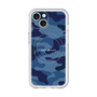 スリムプロテクションプレミアムケース with MagSafe［ Camouflage - Blue ］
