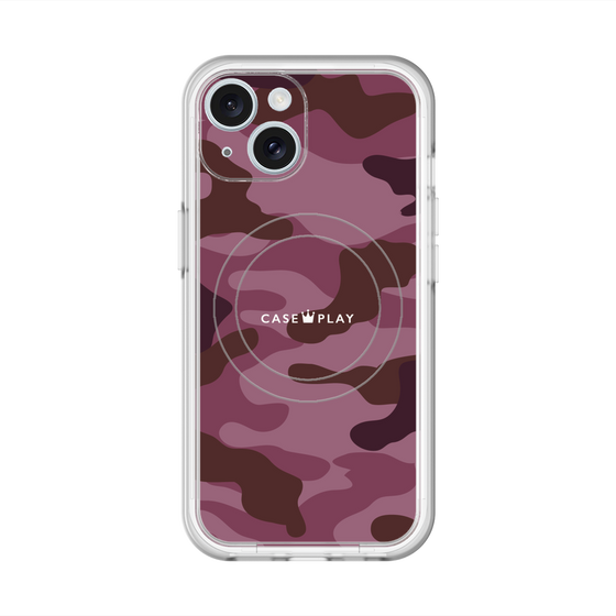 スリムプロテクションプレミアムケース with MagSafe［ Camouflage - Pink ］