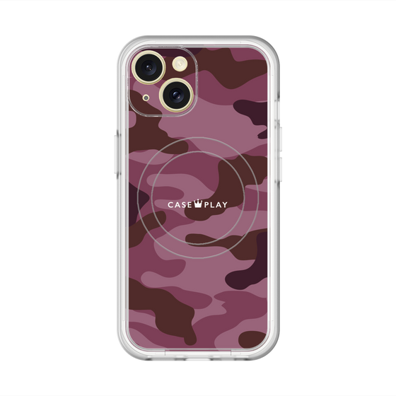 スリムプロテクションプレミアムケース with MagSafe［ Camouflage - Pink ］