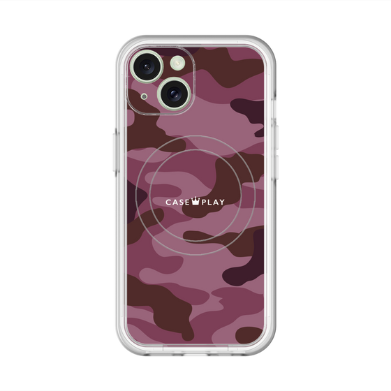 スリムプロテクションプレミアムケース with MagSafe［ Camouflage - Pink ］