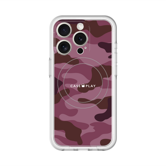 スリムプロテクションプレミアムケース with MagSafe［ Camouflage - Pink ］