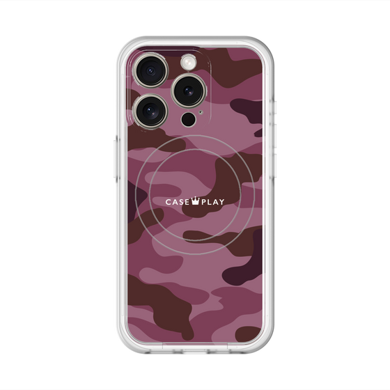 スリムプロテクションプレミアムケース with MagSafe［ Camouflage - Pink ］