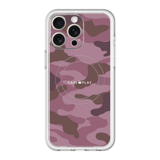 スリムプロテクションプレミアムケース with MagSafe［ Camouflage - Pink ］
