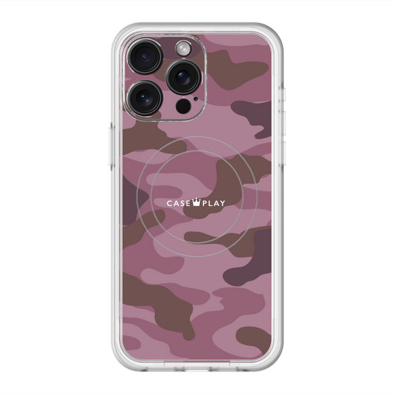 スリムプロテクションプレミアムケース with MagSafe［ Camouflage - Pink ］