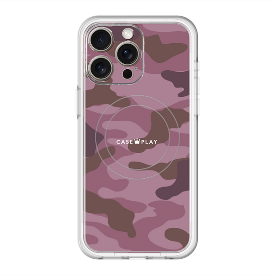 スリムプロテクションプレミアムケース with MagSafe［ Camouflage - Pink ］