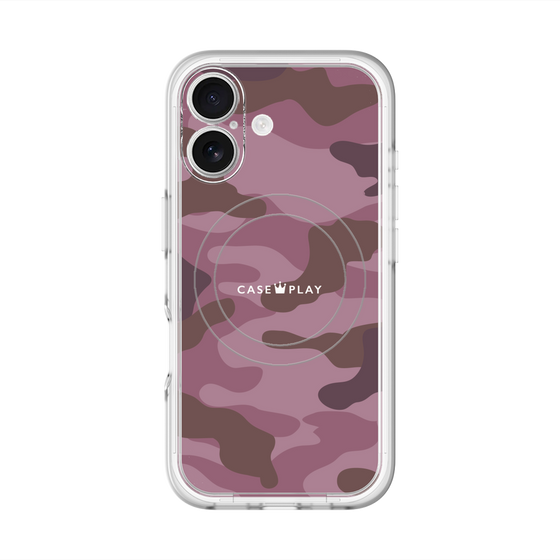 スリムプロテクションプレミアムケース with MagSafe［ Camouflage - Pink ］