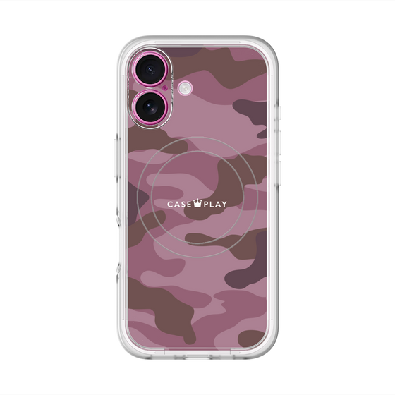 スリムプロテクションプレミアムケース with MagSafe［ Camouflage - Pink ］