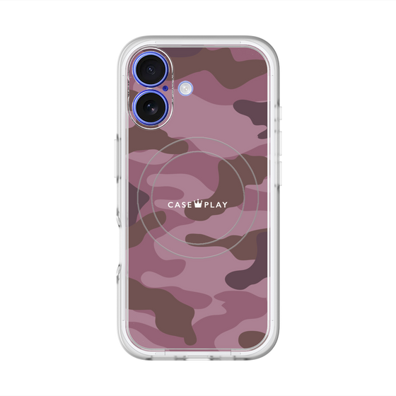 スリムプロテクションプレミアムケース with MagSafe［ Camouflage - Pink ］