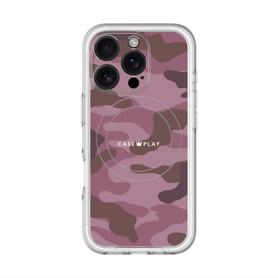 スリムプロテクションプレミアムケース with MagSafe［ Camouflage - Pink ］