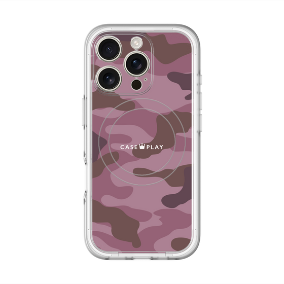 スリムプロテクションプレミアムケース with MagSafe［ Camouflage - Pink ］