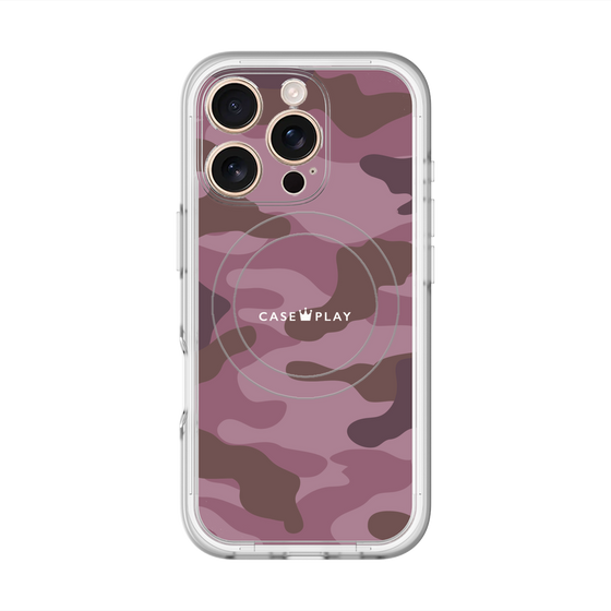 スリムプロテクションプレミアムケース with MagSafe［ Camouflage - Pink ］