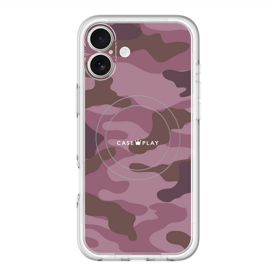 スリムプロテクションプレミアムケース with MagSafe［ Camouflage - Pink ］