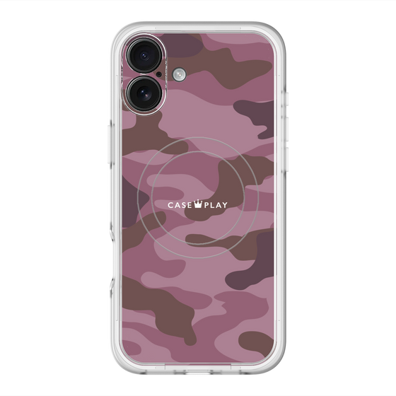 スリムプロテクションプレミアムケース with MagSafe［ Camouflage - Pink ］