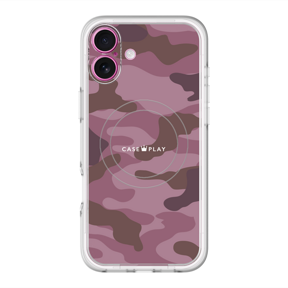 スリムプロテクションプレミアムケース with MagSafe［ Camouflage - Pink ］