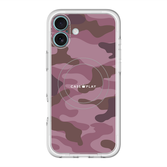 スリムプロテクションプレミアムケース with MagSafe［ Camouflage - Pink ］
