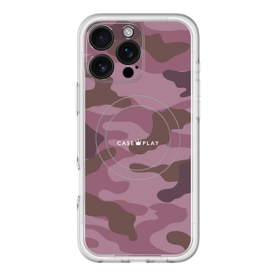 スリムプロテクションプレミアムケース with MagSafe［ Camouflage - Pink ］