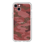 スリムプロテクションプレミアムケース with MagSafe［ Camouflage - Red ］