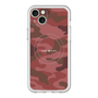 スリムプロテクションプレミアムケース with MagSafe［ Camouflage - Red ］