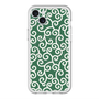 スリムプロテクションプレミアムケース with MagSafe［ 唐草模様 - Green ］