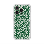 スリムプロテクションプレミアムケース with MagSafe［ 唐草模様 - Green ］