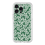 スリムプロテクションプレミアムケース with MagSafe［ 唐草模様 - Green ］