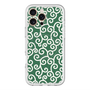 スリムプロテクションプレミアムケース with MagSafe［ 唐草模様 - Green ］