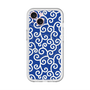 スリムプロテクションプレミアムケース with MagSafe［ 唐草模様 - Blue ］
