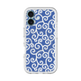 スリムプロテクションプレミアムケース with MagSafe［ 唐草模様 - Blue ］