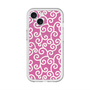 スリムプロテクションプレミアムケース with MagSafe［ 唐草模様 - Pink ］