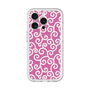 スリムプロテクションプレミアムケース with MagSafe［ 唐草模様 - Pink ］