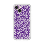 スリムプロテクションプレミアムケース with MagSafe［ 唐草模様 - Purple ］