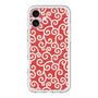 スリムプロテクションプレミアムケース with MagSafe［ 唐草模様 - Red ］