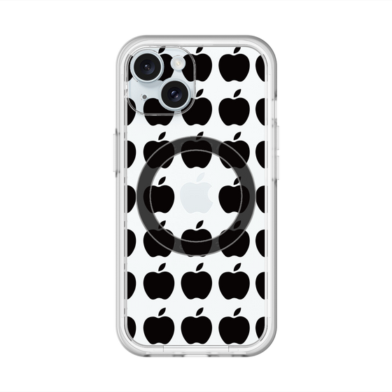 スリムプロテクションプレミアムケース with MagSafe［ Apple - Black ］